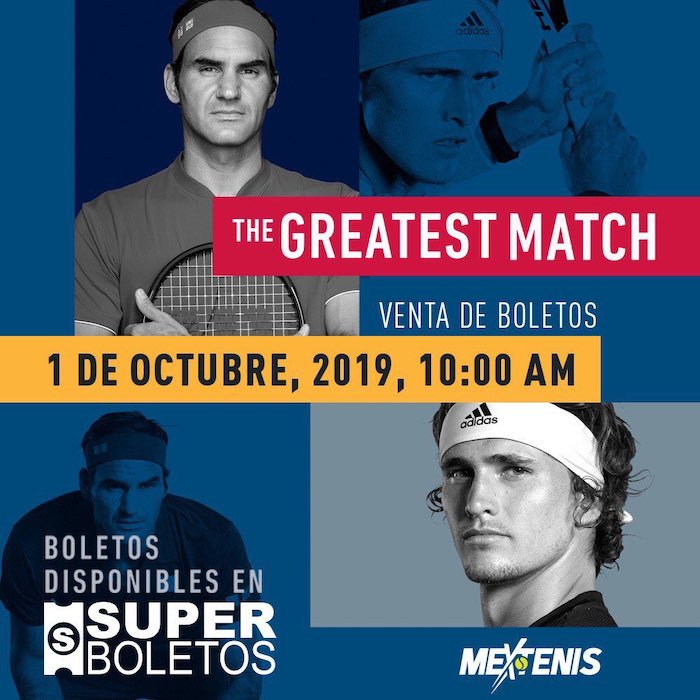 Roger Federer México Superboletos