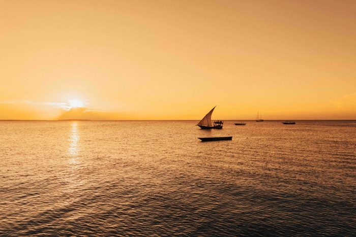 Los atardeceres más espectaculares los apreciarás en la isla Zanzibar, situada cerca de la Costa Este de África