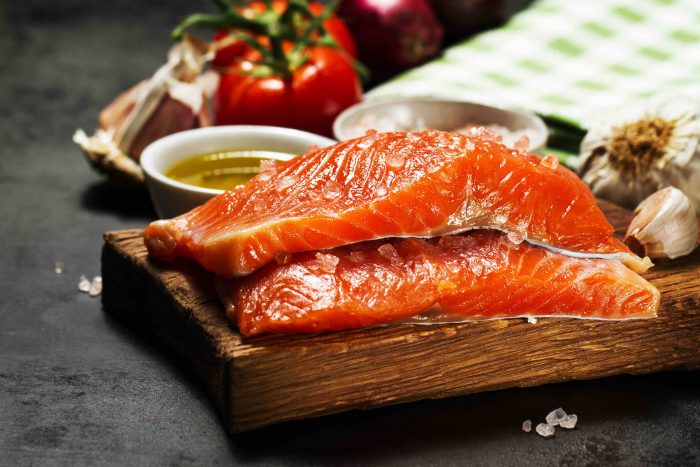 vitamina D presente en salmón