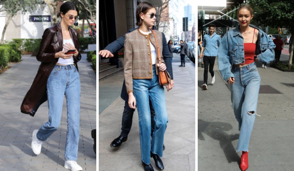 Jeans rectos: la tendencia de moda que veremos durante el 2021